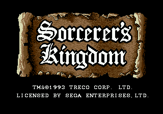 Заставка игры Sorcerer's Kingdom